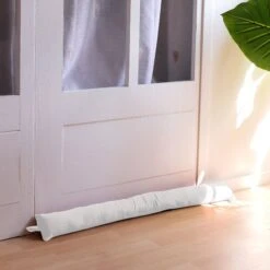 Coussin Bas De Porte Dune Ecru