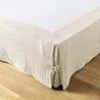 Cache-sommier Gaze De Coton (160 X 200 Cm) Gaïa Beige Pampa