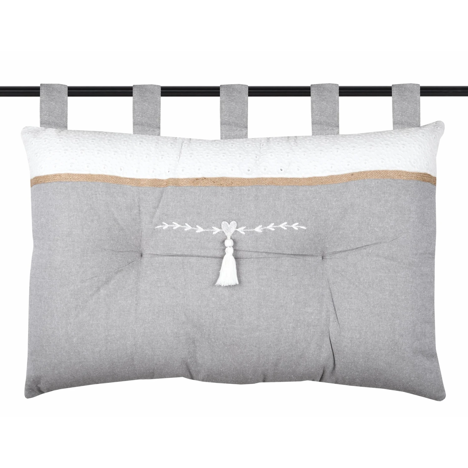 Tête de lit (70 cm) Candice Grise Tête De Lit (70 Cm) Candice Grise -Eminza candice tete lit 45x70 gris 120517 1658489594