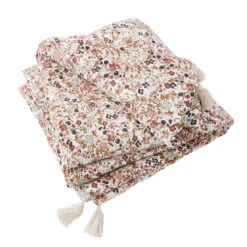 Edredon Gaze De Coton (90 X 200 Cm) Constance Beige Pampa 2 Edredon Gaze De Coton (90 X 200 Cm) Constance Beige Pampa -Eminza capucine bdl pampa