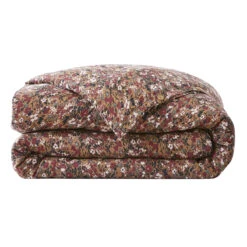 Housse De Couette Gaze De Coton (260 Cm) Constance Camel -Eminza capucine camel hdc copie