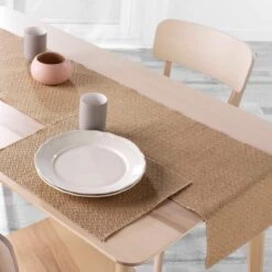 Chemin De Table Jute (140 Cm) Modalie Beige