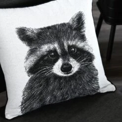 Coussin Carré (40 Cm) Clairière Gris