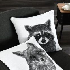 Coussin Carré (40 Cm) Clairière Gris -Eminza clairiere coussin 40x40 gris 129919 1688635619