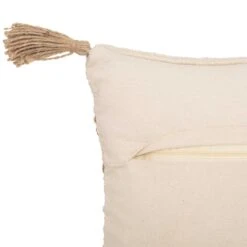 Coussin Carré Jute (40 Cm) Bota Ivoire -Eminza couss cot jute bota iv 40x40 126723 1673959371