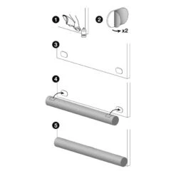 Coussin Bas De Porte Aimanté Gris Foncé 2 Coussin Bas De Porte Aimanté Gris Foncé -Eminza coussin bas de porte aimante gris anthracite 49772 1