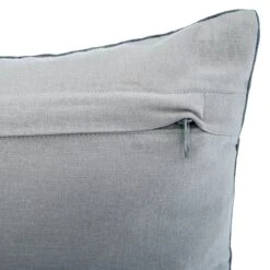 Coussin Carré (40 Cm) Patch Gris -Eminza coussin carr 40 cm patch gris 74501 1694762547