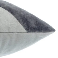 Coussin Carré (40 Cm) Patch Gris -Eminza coussin carr 40 cm patch gris 74501 1694762579