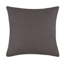 Coussin Carré (50 Cm) Duo Gris Anthracite