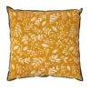 Coussin Carré Coton (40 Cm) Lily Jaune Moutarde