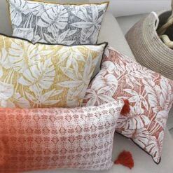 Coussin Carré Coton (40 Cm) Bundi Gris