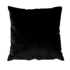 Coussin Carré (40 Cm) Nounours Noir