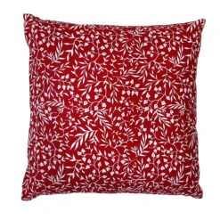 Coussin Carré Coton (40 Cm) Solden Rouge -Eminza coussin d houssable solden 100 coton garnissage 100 pol 40x40 cm rouge 108287 1628066150