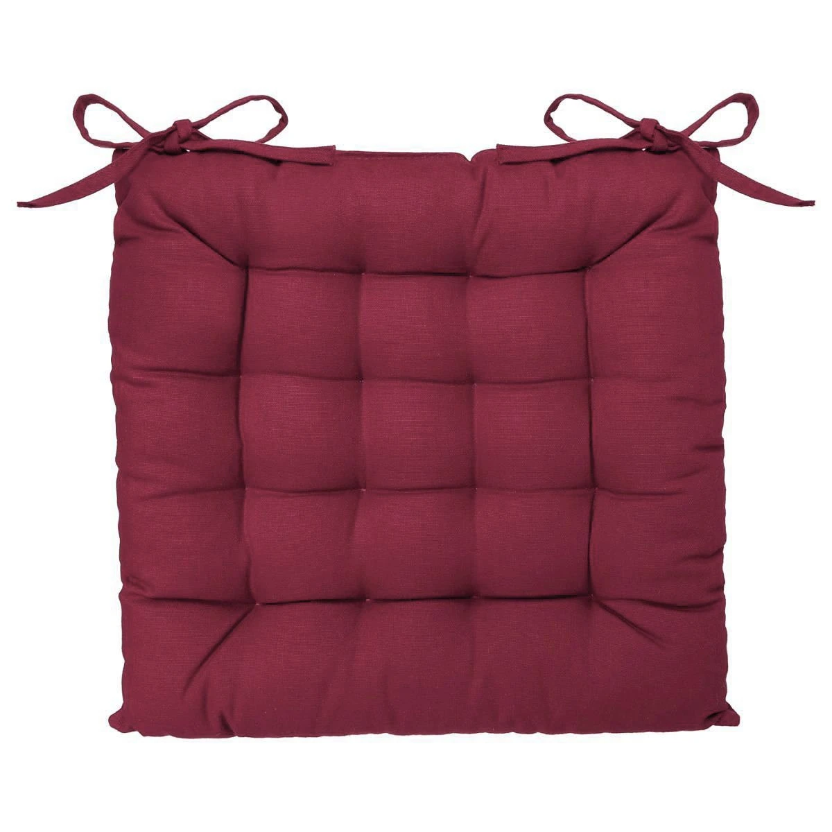 Coussin de chaise carré Datara Rouge Coussin De Chaise Carré Datara Rouge -Eminza coussin de chaise carr datara rouge 15686 1683729064