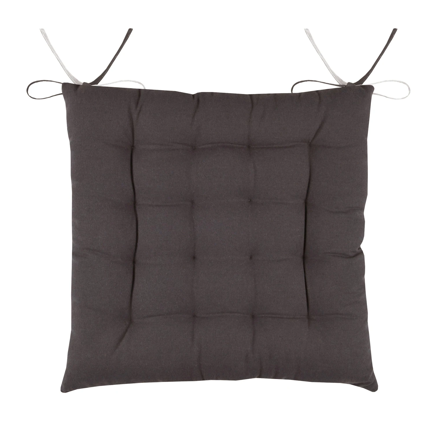 Coussin de chaise carré Duo Gris anthracite Coussin De Chaise Carré Duo Gris Anthracite -Eminza coussin de chaise carr duo gris anthracite 129832 1689067589