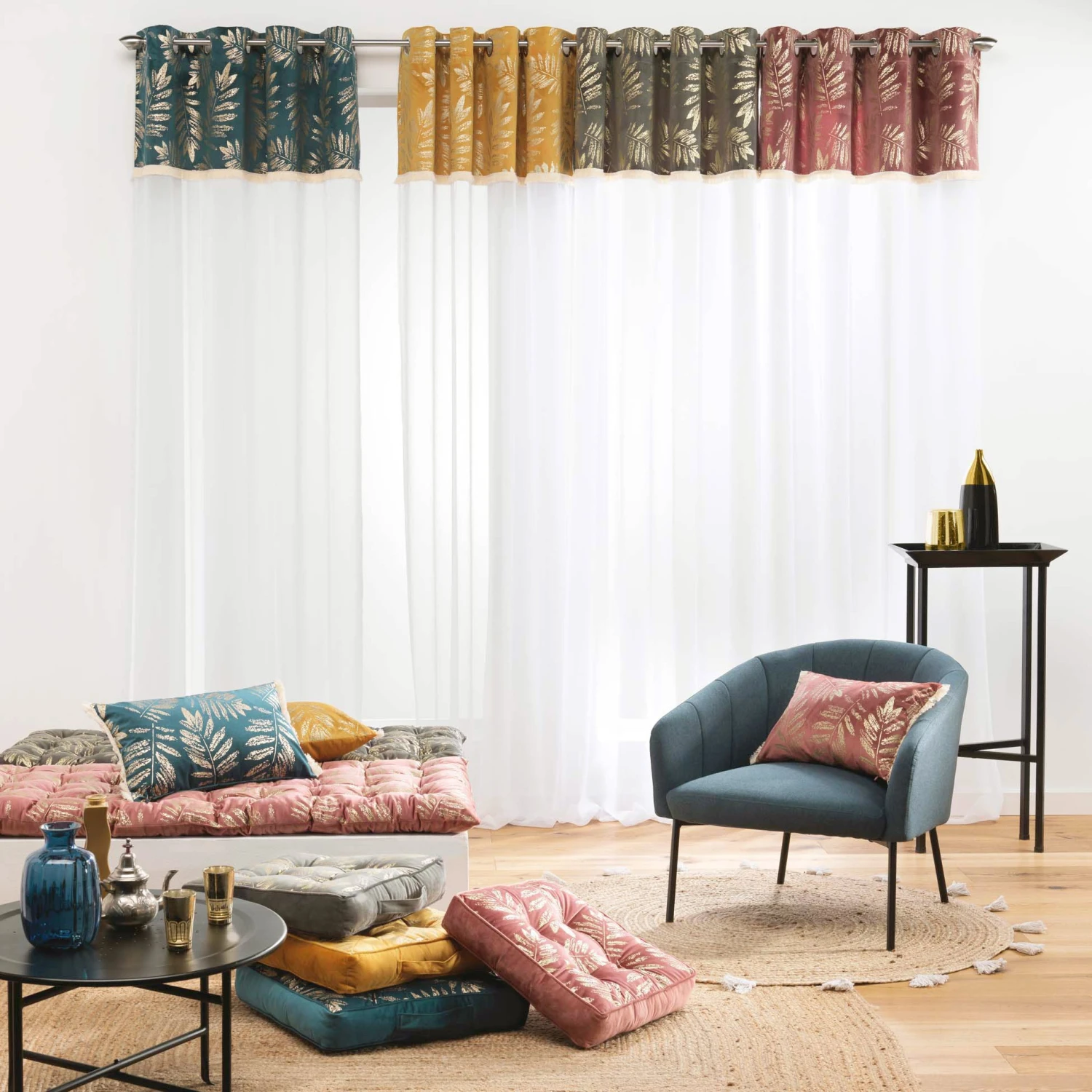 Coussin de sol (40 cm) Adelor Rose Coussin De Sol (40 Cm) Adelor Rose -Eminza coussin de sol 40 cm adelor rose 106478 1634893290