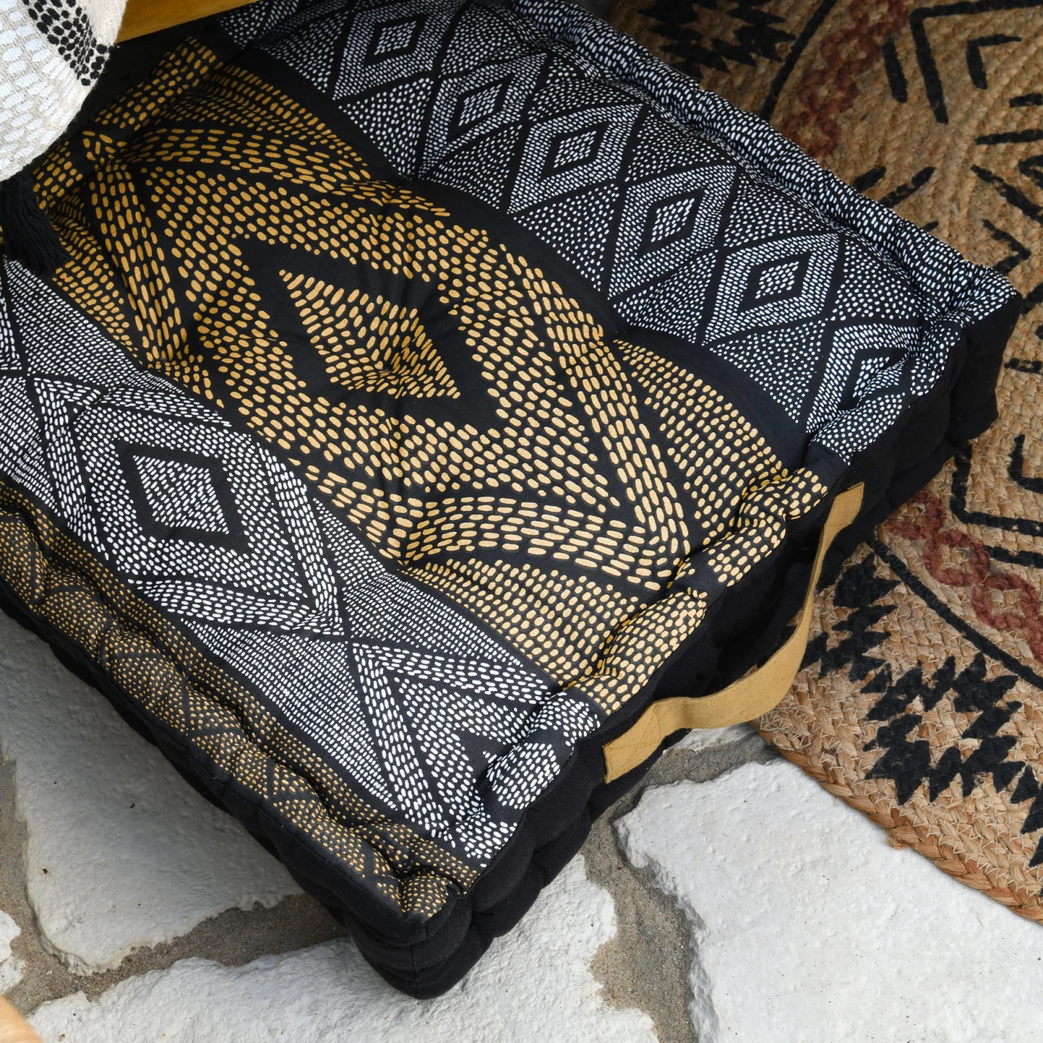 Coussin de sol (45 cm) Ethnograf Noir carbone Coussin De Sol (45 Cm) Ethnograf Noir Carbone -Eminza coussin de sol 45 cm ethnograf noir carbone 120493 1661328290