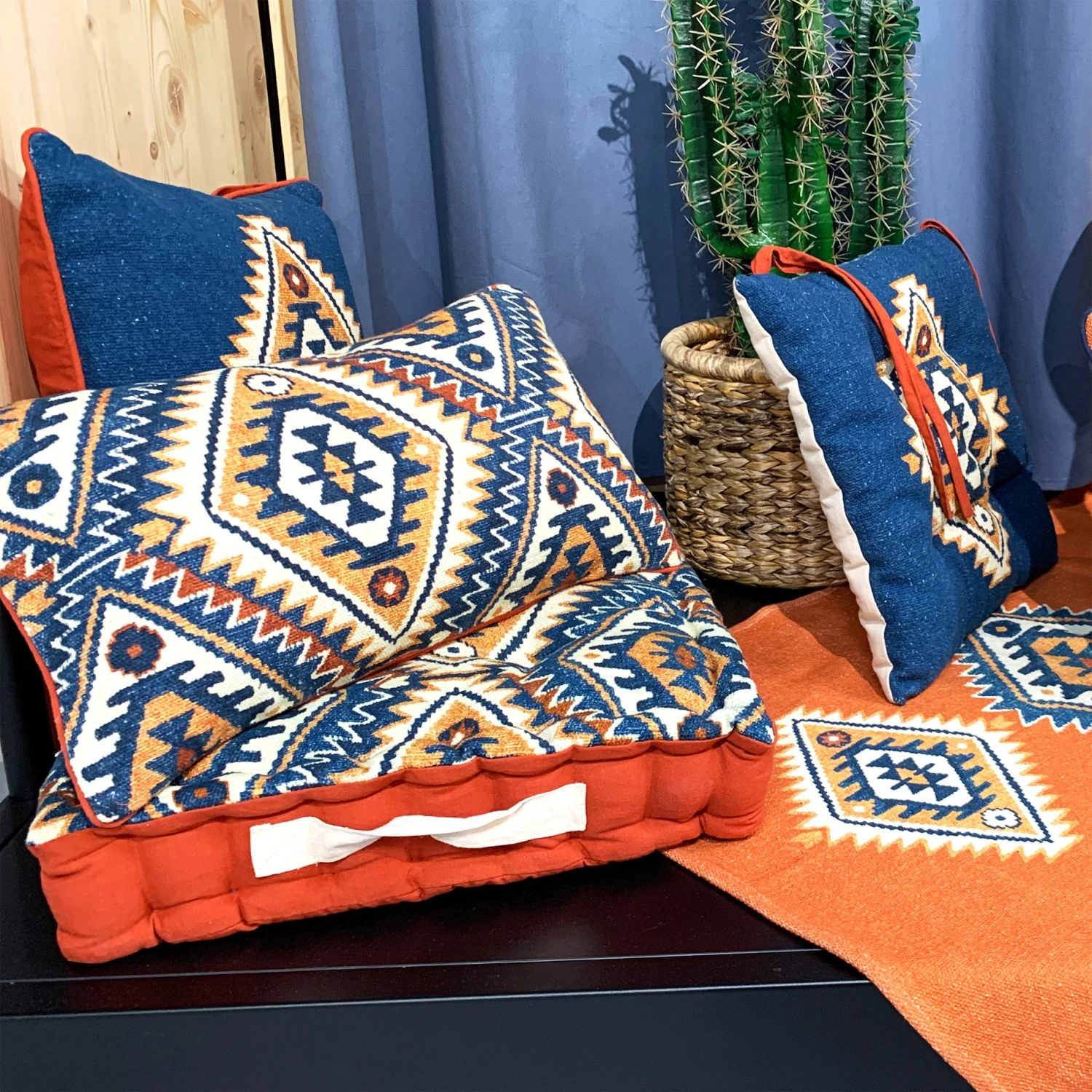 Coussin de sol (45 cm) Louisiane Multicolore Coussin De Sol (45 Cm) Louisiane Multicolore -Eminza coussin de sol 45 cm louisiane multicolore 120478 1660718936