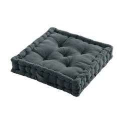 Coussin De Sol (50 X H10 Cm) Pixel Gris Anthracite -Eminza coussin de sol 50 x h10 cm pixel gris anthracite 97339 1680093584