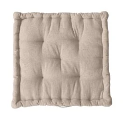 Coussin De Sol Coton Recyclé (40 Cm) Dune Beige -Eminza coussin de sol avec poigne dune 80 coton recycl 20 polyester 40 x40cm naturel 120970 1659431804