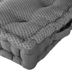 Coussin De Sol Carré (40 Cm) Otto Gris 2 Coussin De Sol Carré (40 Cm) Otto Gris -Eminza coussin de sol d40 cm otto gris 67999 1