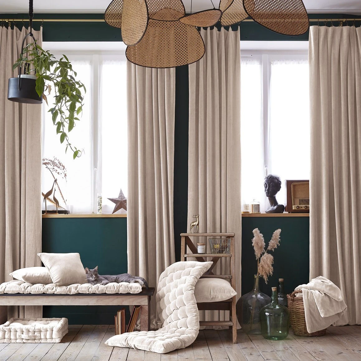 Coussin de sol velours de coton (50 cm) César Beige pampa Coussin De Sol Velours De Coton (50 Cm) César Beige Pampa -Eminza coussin de sol velours de coton 50 cm c sar beige pampa 121951 1694590785