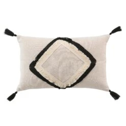 Coussin Rectangulaire (50 Cm) Malory Noir