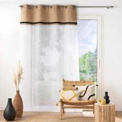 Coussin Rectangulaire (50 Cm) Malory Noir -Eminza coussin dehous compr pompons 30 x 50 cm polycoton uni fantaisie malory noir 130463 1690208602