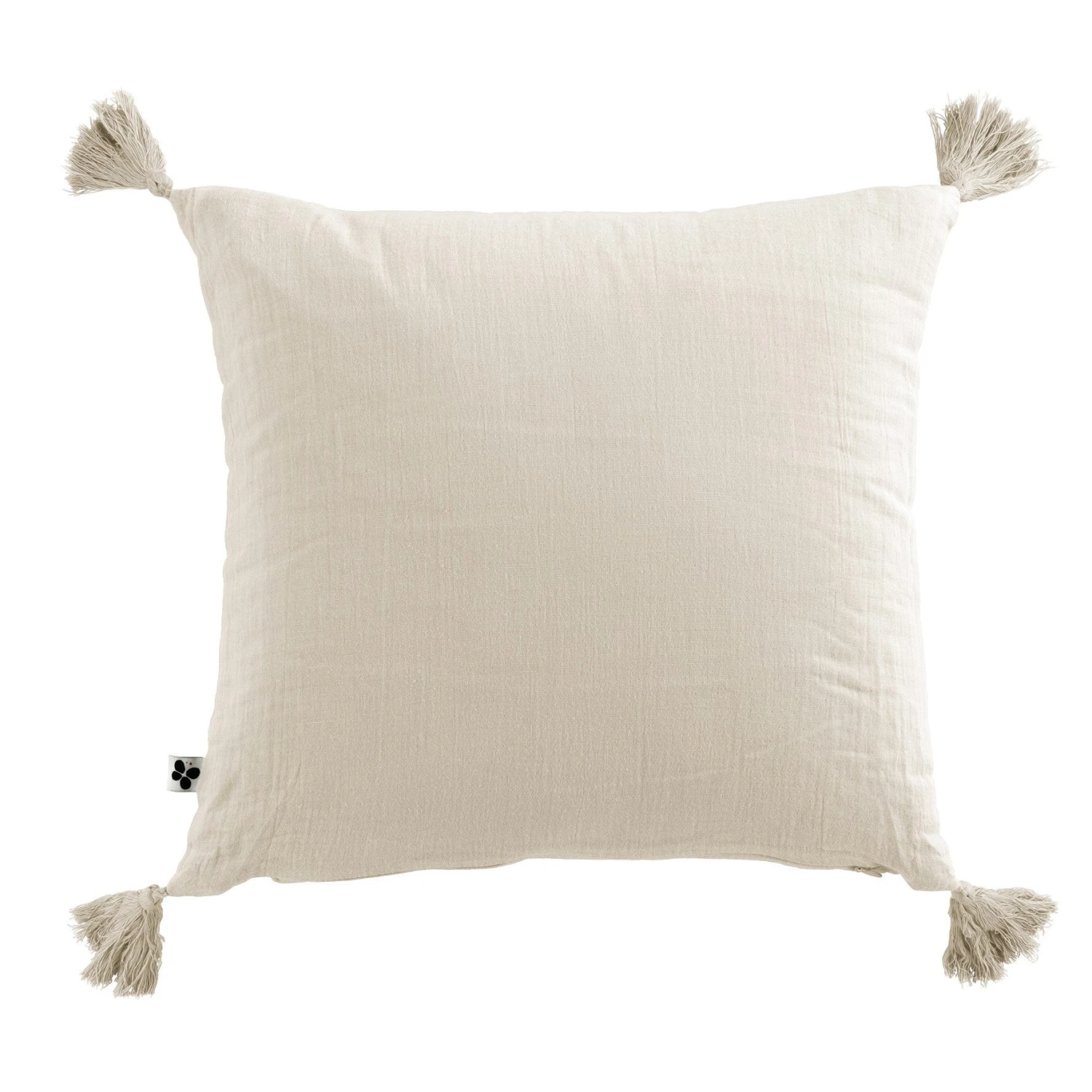 Coussin carré gaze de coton (40 cm) Gaïa Beige pampa Coussin Carré Gaze De Coton (40 Cm) Gaïa Beige Pampa -Eminza coussin gaze de coton 40 cm ga a beige pampa 121792 1668439345
