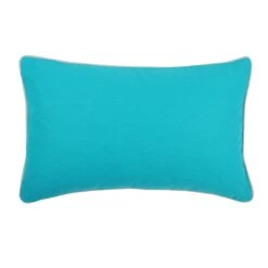 Coussin Rectangulaire (50 Cm) Duo Bleu Céladon -Eminza coussin rectangulaire 50 cm duo bleu c ladon 129531 1689666320
