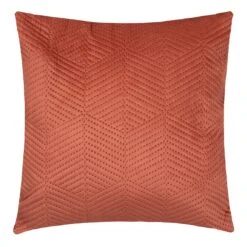Coussin Carré Velours (40 Cm) Dolce Terracotta