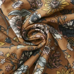 Taie D'oreiller Rectangulaire Gaze De Coton (70 Cm) Daphné Camel 2 Taie D'oreiller Rectangulaire Gaze De Coton (70 Cm) Daphné Camel -Eminza daphne camelia metrage