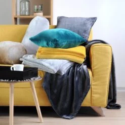 Plaid Doux (160 Cm) Doudou Rouge Marsala -Eminza doudou plaid 130x160 cm marsala 120394 1659080265