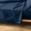 Drap Plat Coton Bio (180 Cm) Biolina Bleu Nuit