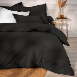Drap Plat Percale De Coton (270 Cm) Cali Noir 2 Drap Plat Percale De Coton (270 Cm) Cali Noir -Eminza drap plat percale de coton 270 cm cali noir 108869 1687179693