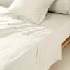Drap Plat Percale De Coton (180 Cm) Cali Beige Lin