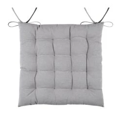 Coussin De Chaise Carré Duo Gris Anthracite 2 Coussin De Chaise Carré Duo Gris Anthracite -Eminza duo galette 16pts 40x40 anthracite souris 129832 1688982551