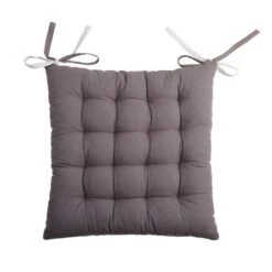 Coussin De Chaise Duo Gris Et Gris Perle