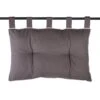 Tête De Lit Coton (70 Cm) Duo Gris Foncé