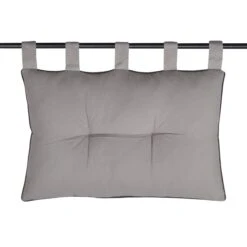 Tête De Lit Coton (70 Cm) Duo Gris Clair