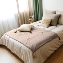 Edredon Coton (90 X 190 Cm) Panama Ecru