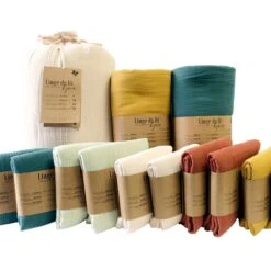 Edredon Gaze De Coton (150 X 150 Cm) Gaïa Bleu Canard 5 Edredon Gaze De Coton (150 X 150 Cm) Gaïa Bleu Canard -Eminza edredon gaze de coton 150 x 150 cm ga a bleu canard 91798 1629270361