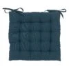 Coussin De Chaise Carré Anjali Bleu