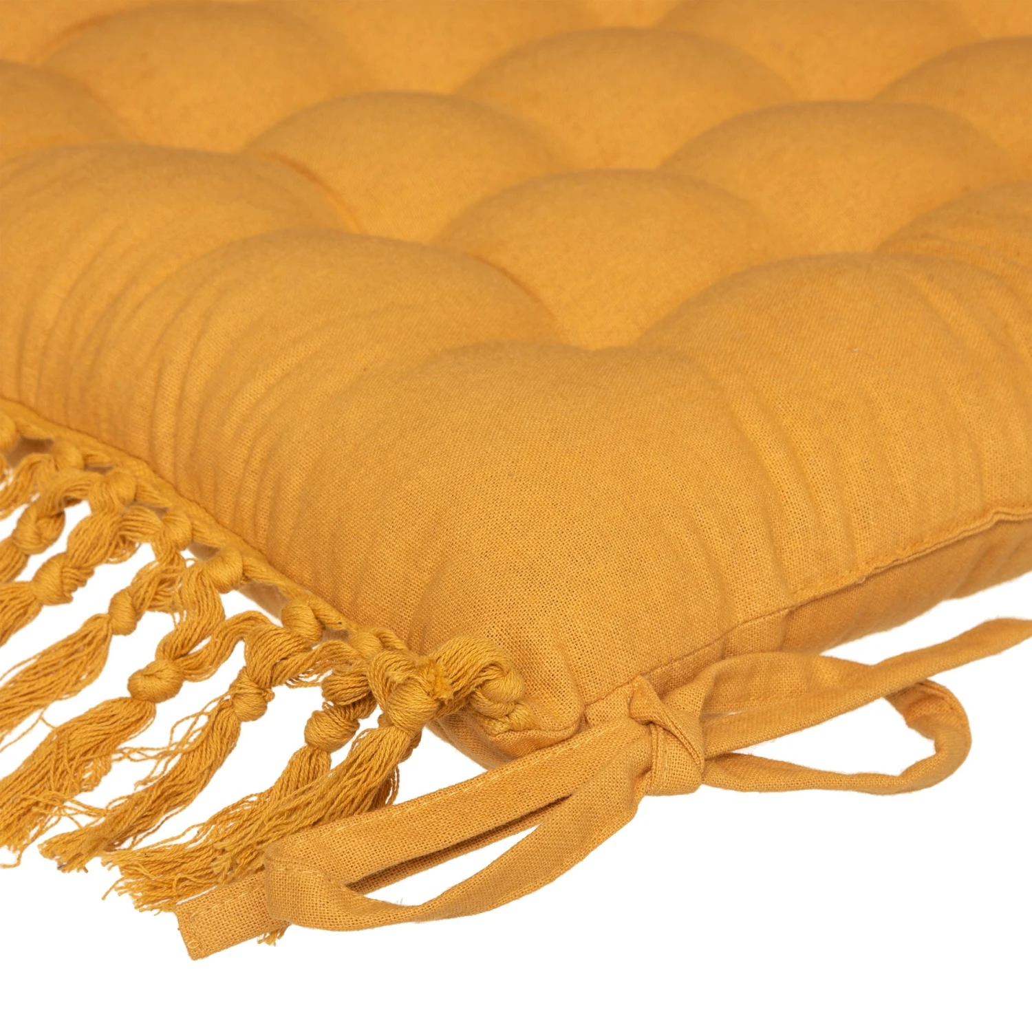 Coussin de chaise Minos Jaune ocre Coussin De Chaise Minos Jaune Ocre -Eminza galette chaise macra oc 40x40 l 40 x p 40 x h 5 cm 104792 1626870121