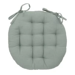 Coussin De Chaise Rond Anjali Vert Céladon