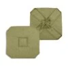 Galette De Chaise Carrée à Rabats Béa Vert Kaki