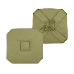Galette De Chaise Carrée à Rabats Béa Vert Kaki