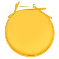 Galette De Chaise Ronde Nelson Jaune