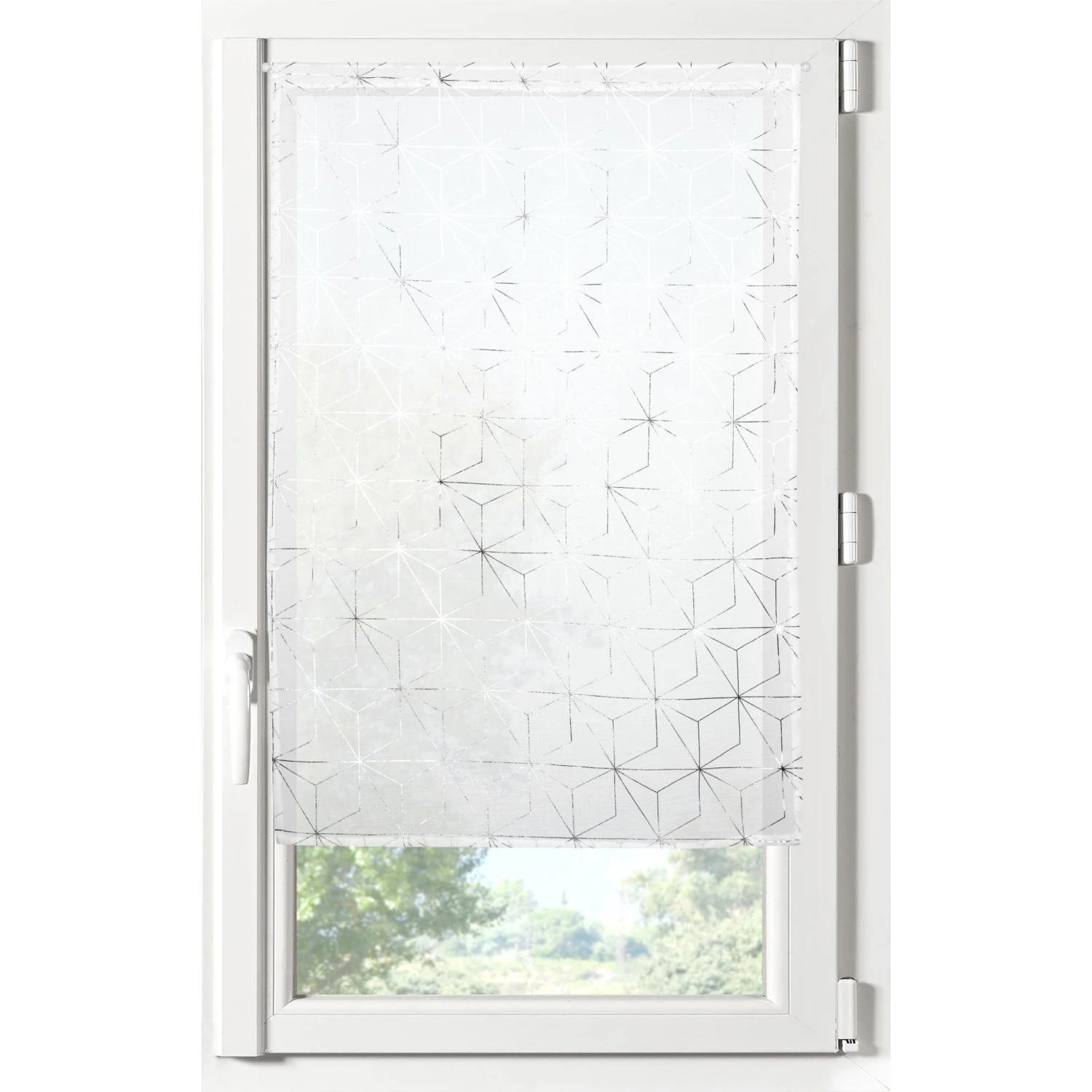 Paire voilage Hoffmann (60 x 160 cm) Argent Paire Voilage Hoffmann (60 X 160 Cm) Argent -Eminza hoffmann paire brise b 60x160 argent 110690 1645015013