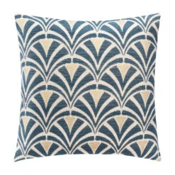 Housse De Coussin Carrée (40 Cm) Dory Bleue -Eminza housse cous chen art d bl40x40 74414